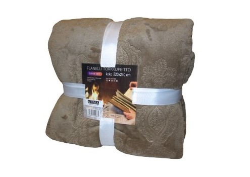 Peite vaalean ruskea 3-D 220*240 cm